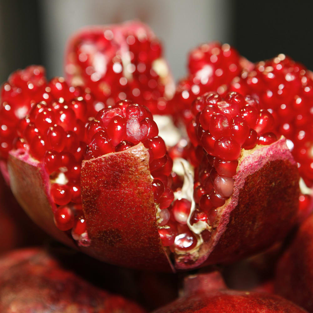 Hexane-soluble fat in pomegranate seeds