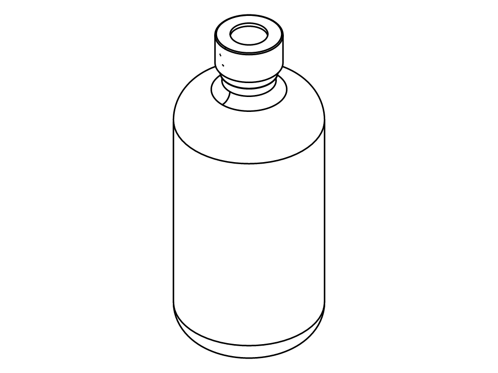 回収ボトル 240ml（平底）ボトル（6個）