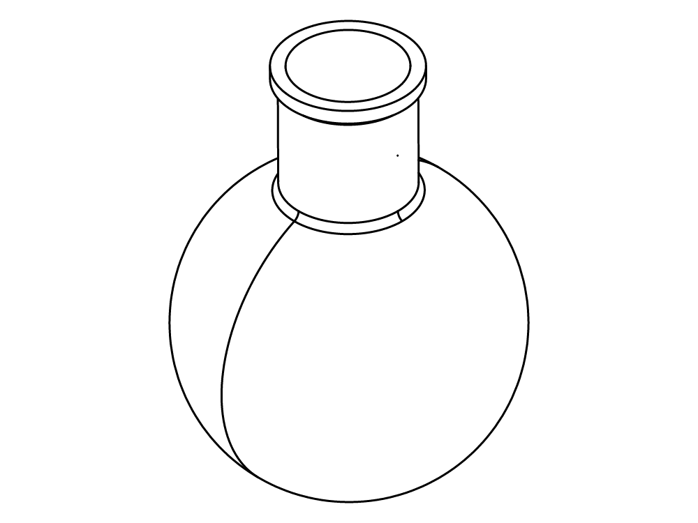 Evaporating flask 20 liter