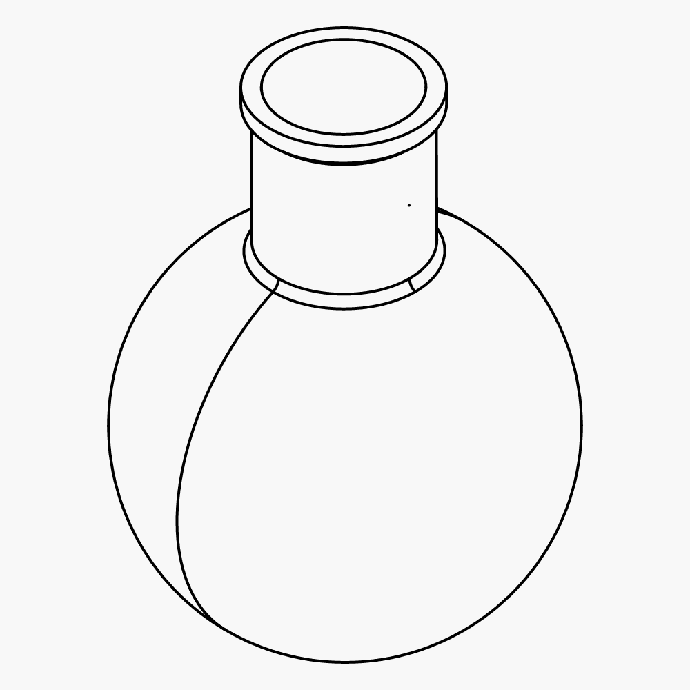 Evaporating flask 20 liter