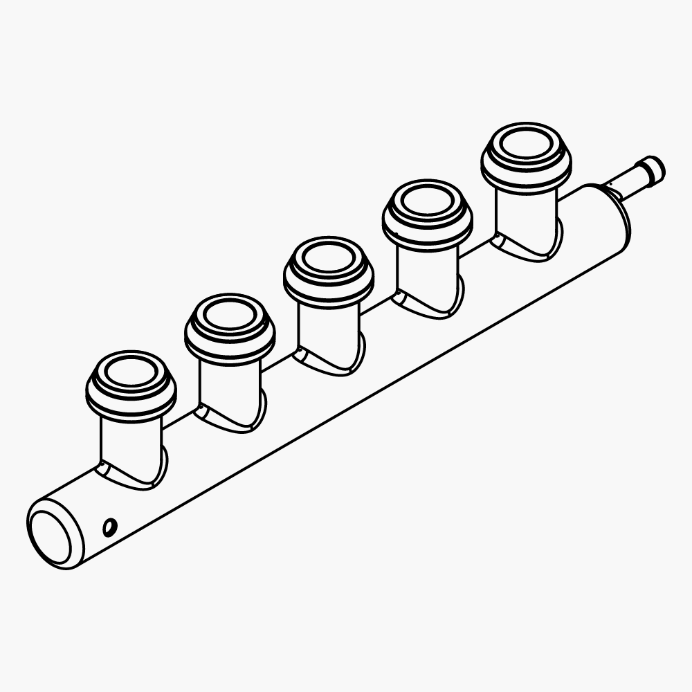 Suction module for 500 mL sample tubes