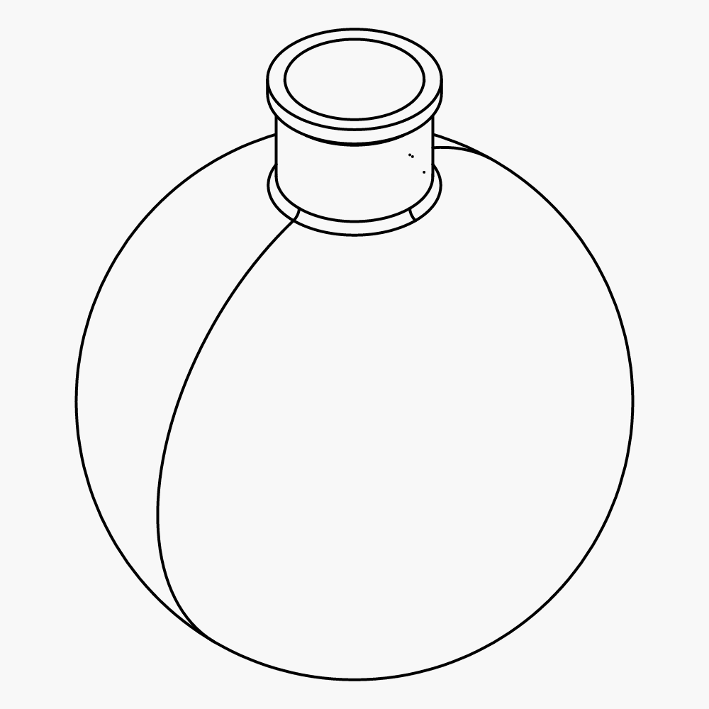 Balão de evaporação, 50 litros
