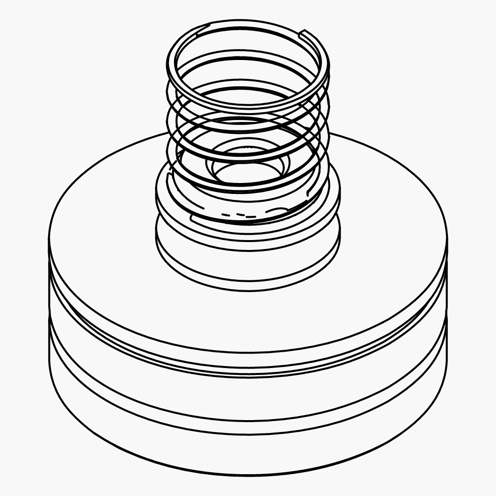 Adattatore cieco per P-6 (1 pz)