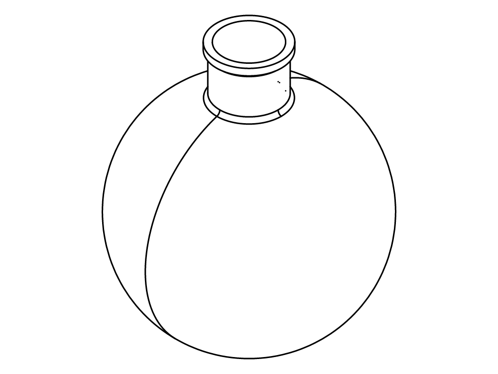 Evaporating flask 50 liter