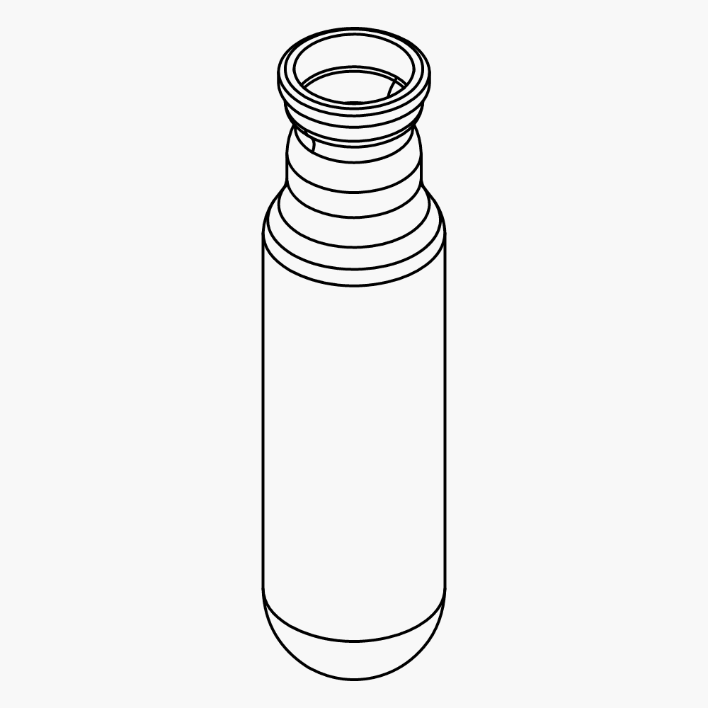 Tube échantillon de 500 mL (jeu de 4)