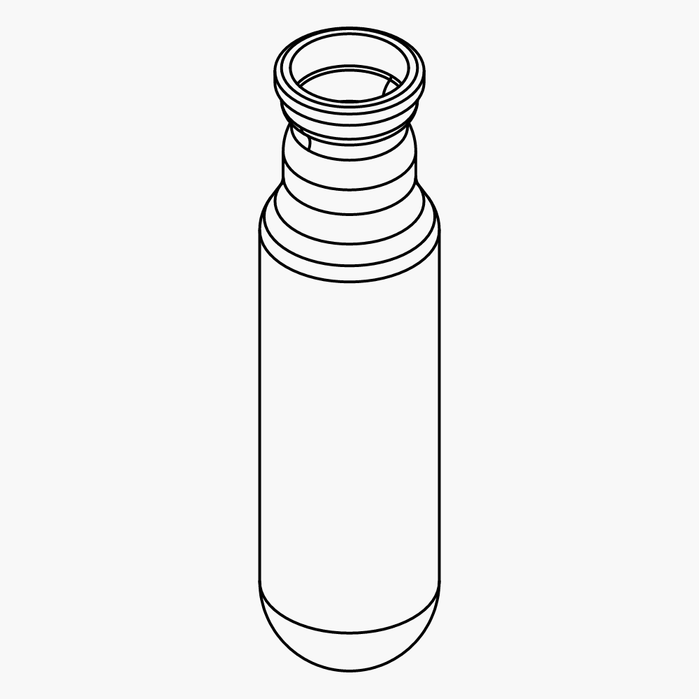 Tubo de amostra, 500 mL