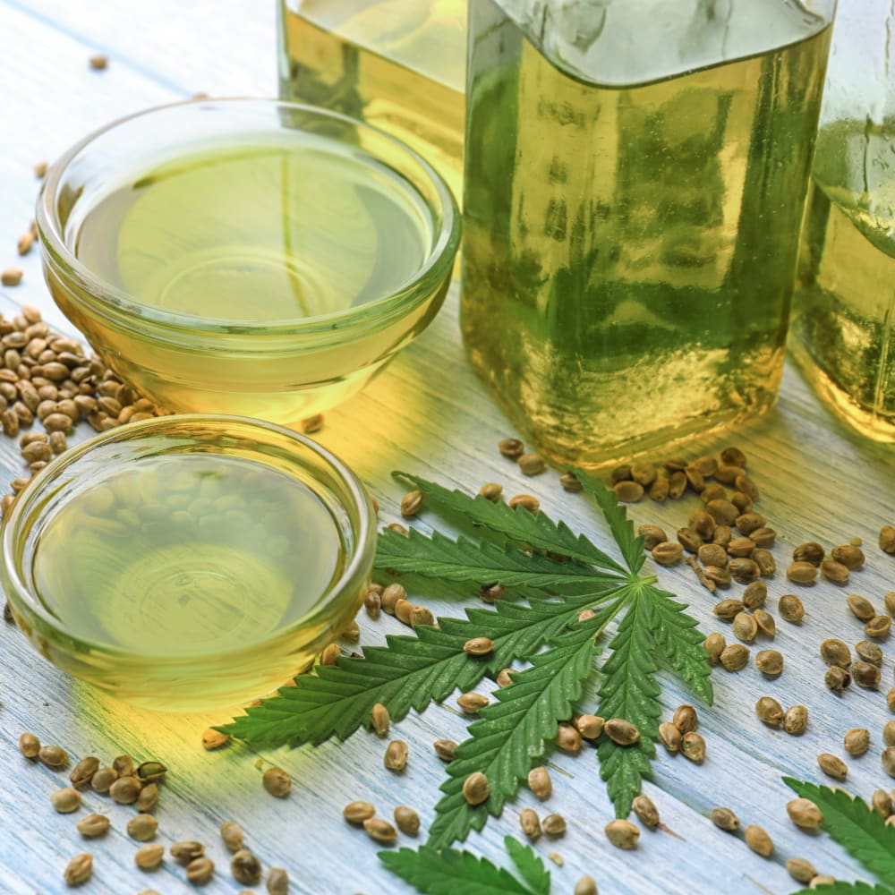 Crude fat determination in hemp seeds